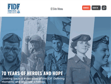 Tablet Screenshot of fidf.org
